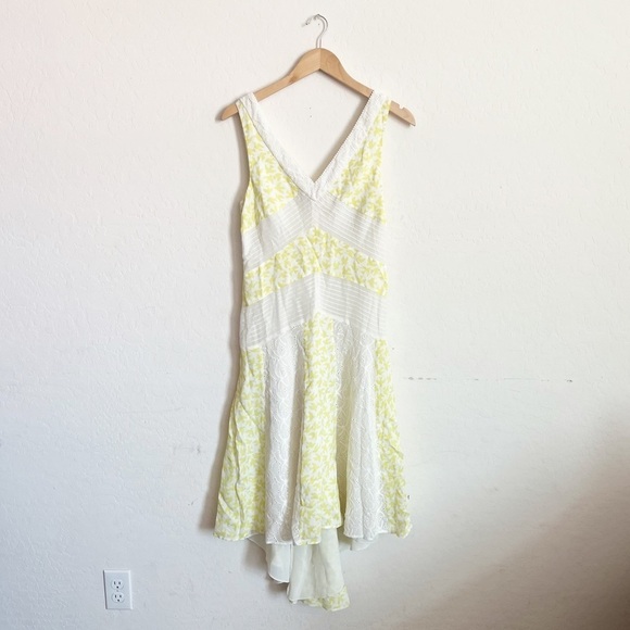 ANTHROPOLOGIE LEIFNOTES Yellow Bird Midi Dress - Picture 5 of 14